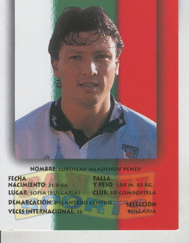 Ficha Postal Panini Sport:  Penev