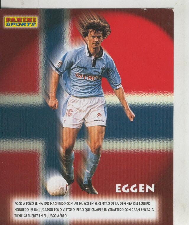 Ficha Postal Panini Sport:  Eggen