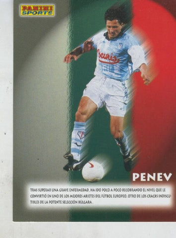 Ficha Postal Panini Sport:  Penev