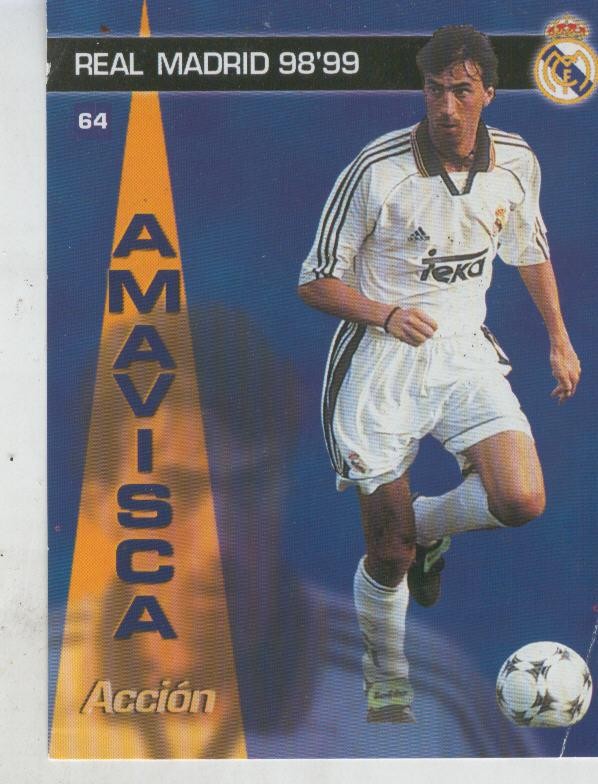 Ficha Postal Panini Sport: Amavisca