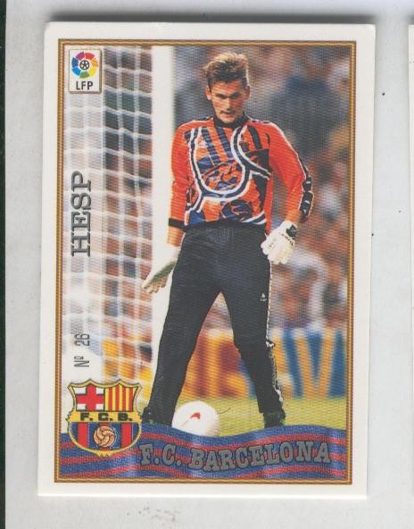 Cromo Liga 97/98: F.C.Barcelona numero 26: Hesp