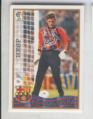 Cromo Liga 97/98: F.C.Barcelona numero 26: Hesp