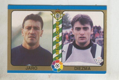 Cromo Liga 95: Betis: Jaro y Diezma