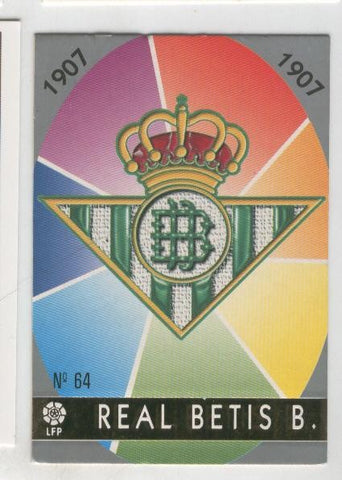 Cromo Liga 97/98: Betis numero 64: Escudo