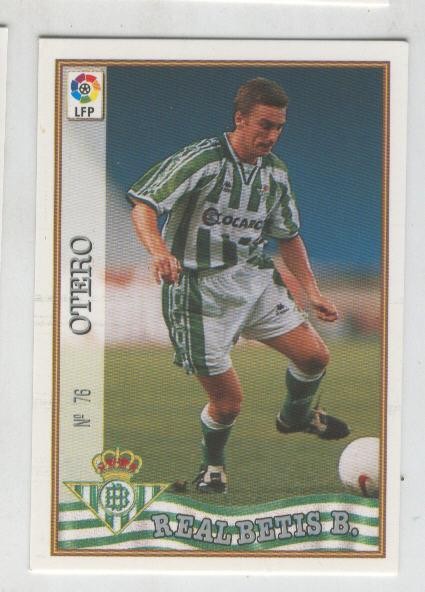 Cromo Liga 97/98: Betis numero 76 Otero