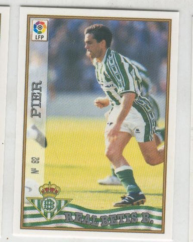 Cromo Liga 97/98: Betis numero 82: Pier