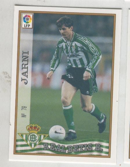 Cromo Liga 97/98: Betis numero 79: Jarni