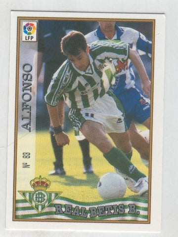 Cromo Liga 97/98: Betis numero 83: Alfonso