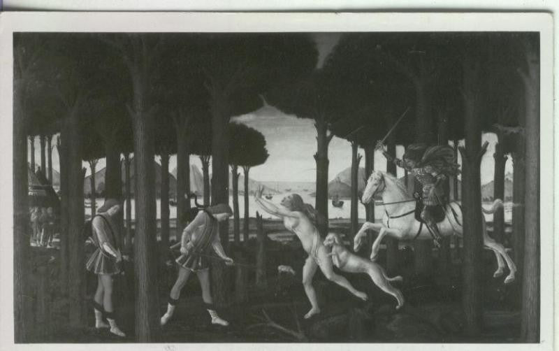 Postal 000162 : Boticelli: La historia de Nastagio