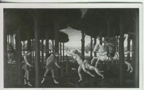 Postal 000162 : Boticelli: La historia de Nastagio