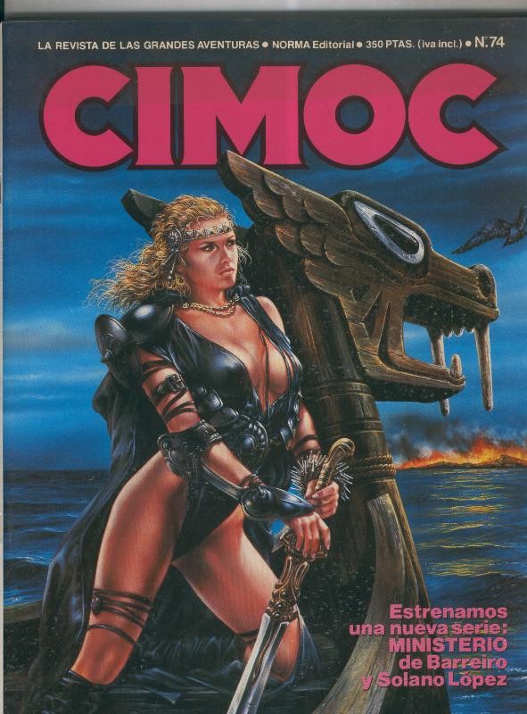 Cimoc revista numero 074: Ministerio de Barreiro y Solano Lopez
