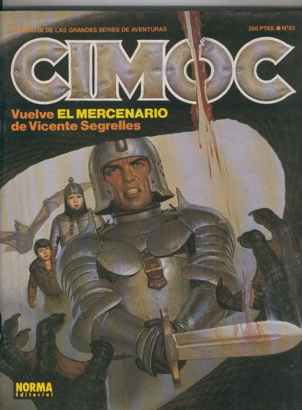 Cimoc revista numero 083: Morgan, Aqui la muerte, El mercenario, Peligro amarillo