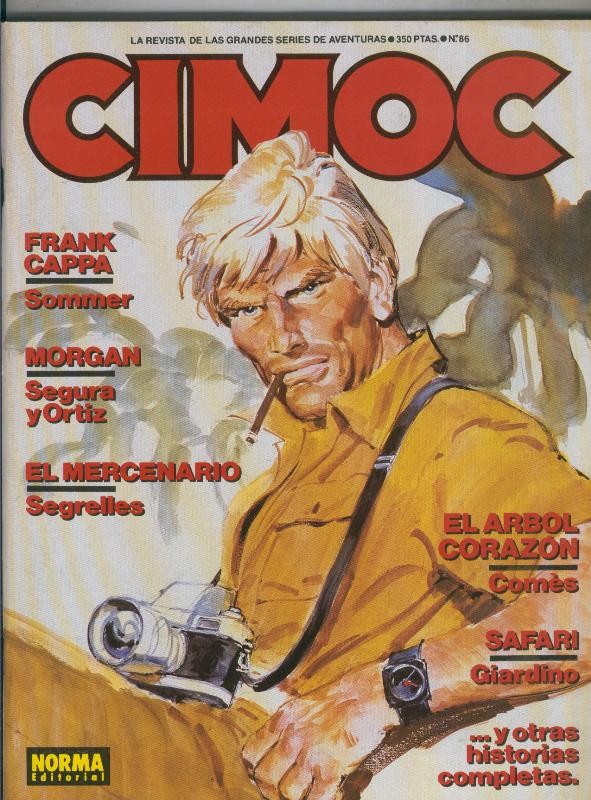 Cimoc revista numero 086: Frank Cappa de Manfred Sommer