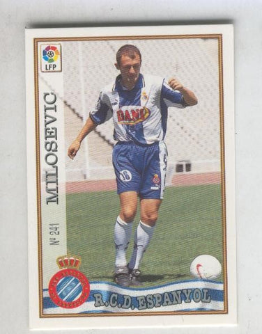 Cromo Liga 97/98: R.C.D.Espanyol numero 241: Milosevic