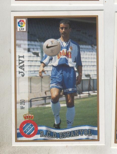 Cromo Liga 97/98: R.C.D.Espanyol numero 250: Javi