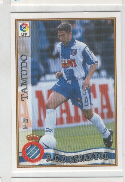 Cromo Liga 97/98: R.C.D.Espanyol numero 251: Tamudo