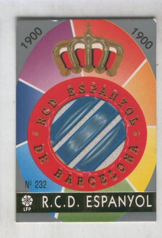 Cromo Liga 97/98: R.C.D.Espanyol numero 232: Escudo