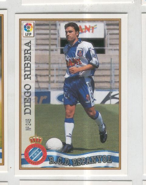 Cromo Liga 97/98: R.C.D.Espanyol numero 248: Diego Ribera