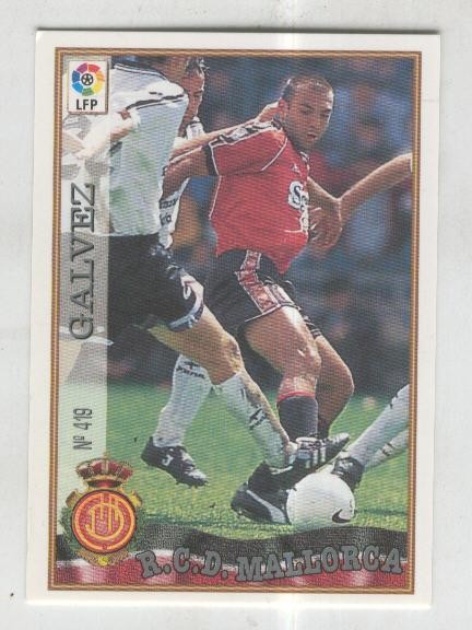 Cromo Liga 97/98: R.C.D.Mallorca numero 419: Galvez