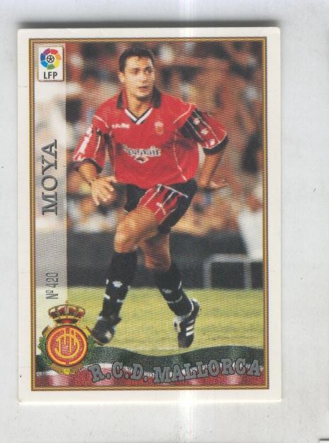 Cromo Liga 97/98: R.C.D.Mallorca numero 420: Moya