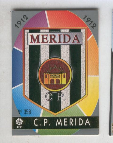Cromo Liga 97/98: C.P.Merida numero 358: Escudo