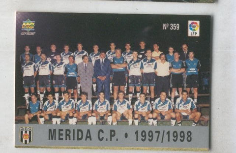 Cromo Liga 97/98: C.P.Merida numero 359: Plantilla