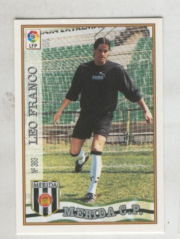 Cromo Liga 97/98: C.P.Merida numero 363: Leo Franco