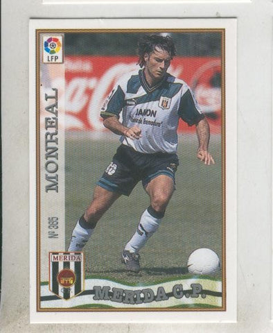Cromo Liga 97/98: C.P.Merida numero 365: Monreal
