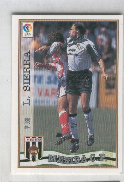 Cromo Liga 97/98: C.P.Merida numero 366: L.Sierra
