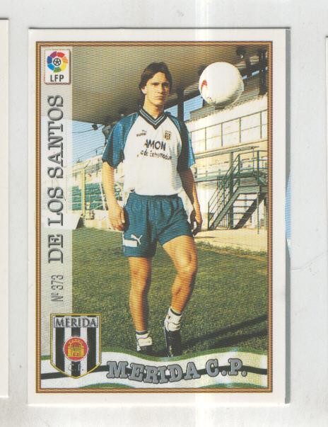Cromo Liga 97/98: C.P.Merida numero 373: De los santos
