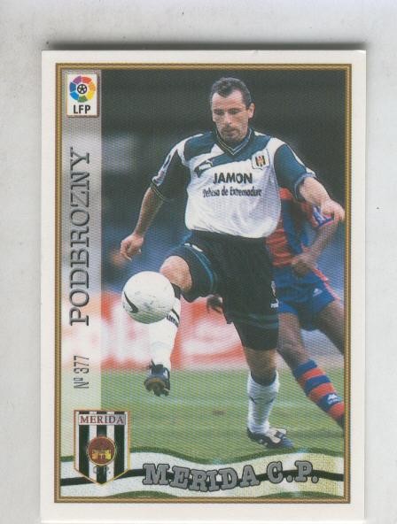 Cromo Liga 97/98: C.P.Merida numero 377: Podbrozny