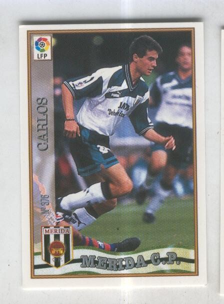 Cromo Liga 97/98: C.P.Merida numero 376: Carlos