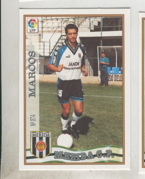 Cromo Liga 97/98: C.P.Merida numero 374: Marcos