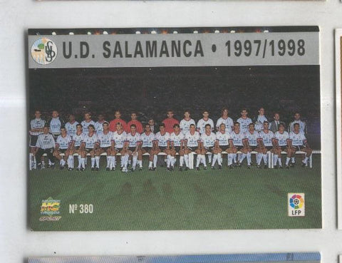 Cromo Liga 97/98: U.D.Salamanca numero 380: Plantilla