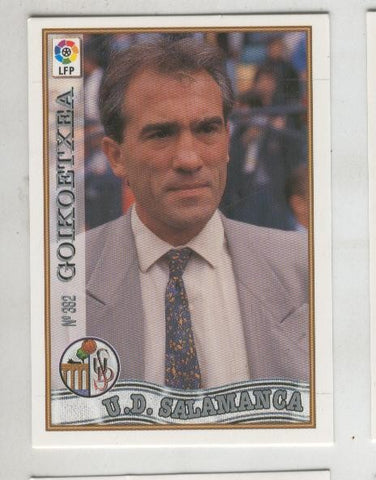 Cromo Liga 97/98: U.D.Salamanca numero 382: Goikoetxea (entrenador)