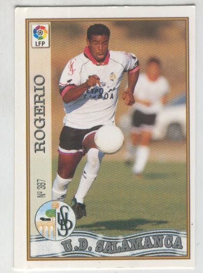 Cromo Liga 97/98: U.D.Salamanca numero 387: Rogerio