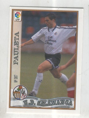 Cromo Liga 97/98: U.D.Salamanca numero 397: Pauleta
