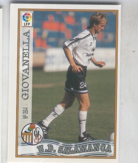 Cromo Liga 97/98: U.D.Salamanca numero 394: Giovanella