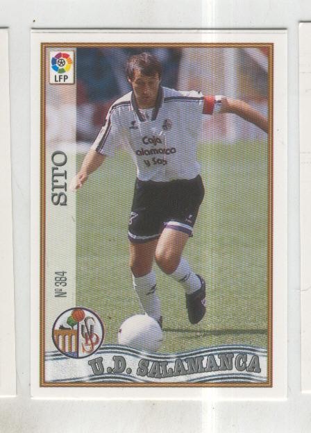 Cromo Liga 97/98: U.D.Salamanca numero 384: Sito