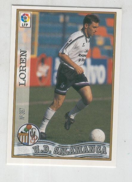 Cromo Liga 97/98: U.D.Salamanca numero 387: Loren