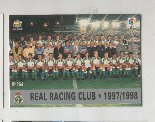 Cromo Liga 97/98: Real Racing Club numero 264: Plantilla