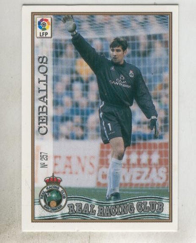 Cromo Liga 97/98: Real Racing Club numero 257: Ceballos