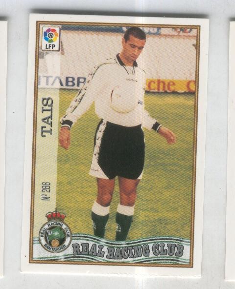 Cromo Liga 97/98: Real Racing Club numero 266: Tais