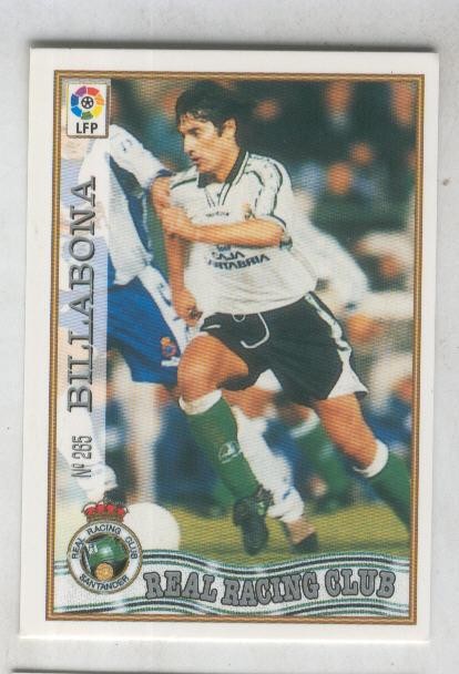 Cromo Liga 97/98: Real Racing Club numero 265: Billabona