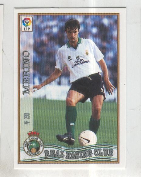 Cromo Liga 97/98: Real Racing Club numero 260: Merino