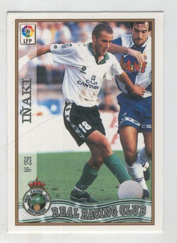Cromo Liga 97/98: Real Racing Club numero 259: Iñaki