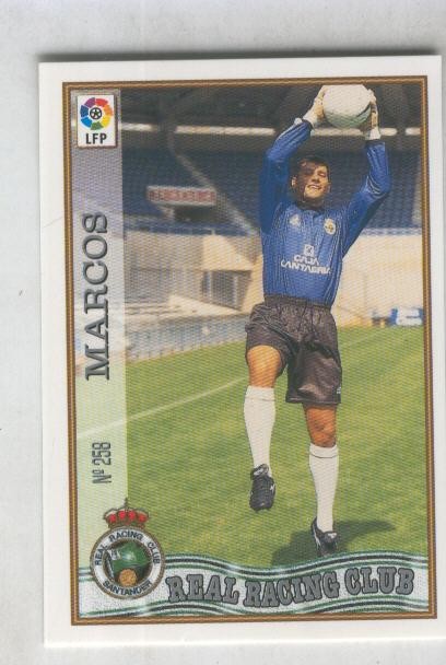 Cromo Liga 97/98: Real Racing Club numero 258: Marcos