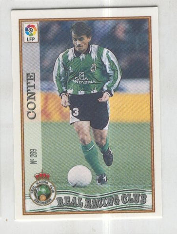 Cromo Liga 97/98: Real Racing Club numero 269: Conte