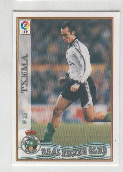 Cromo Liga 97/98: Real Racing Club numero 269: Txema