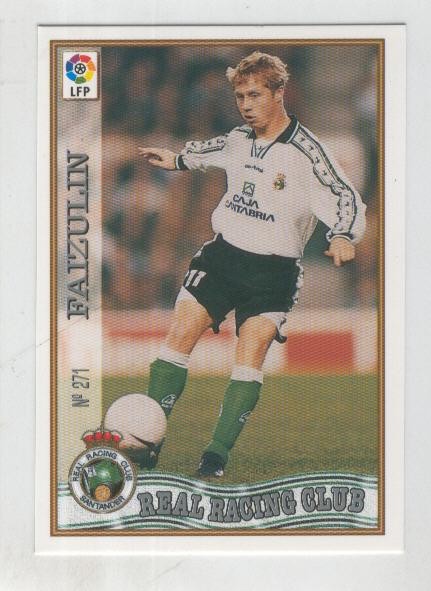 Cromo Liga 97/98: Real Racing Club numero 271: Faizulin